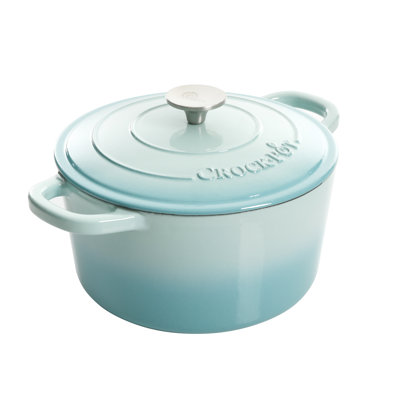 Cocotte ronde artisanale en fonte antiadhésive Crock-pot