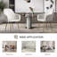 Chaise de travail en velours Rumena-2049392015