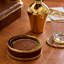 Classic Croc Leather Round Coaster