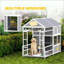 Niche pour chien spacieuse en bois avec rangement, conception moderne pour l'extérieur