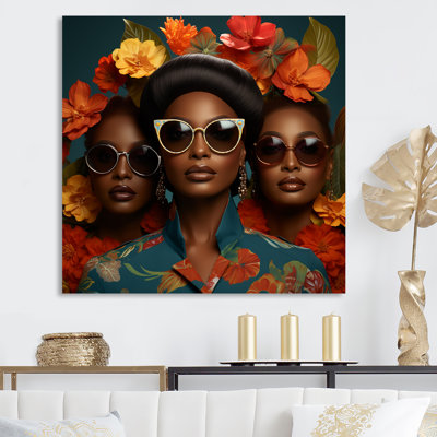 Art africain-africain, femme tropicale Couture I - People