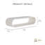 Tablette murale flottante en bois massif