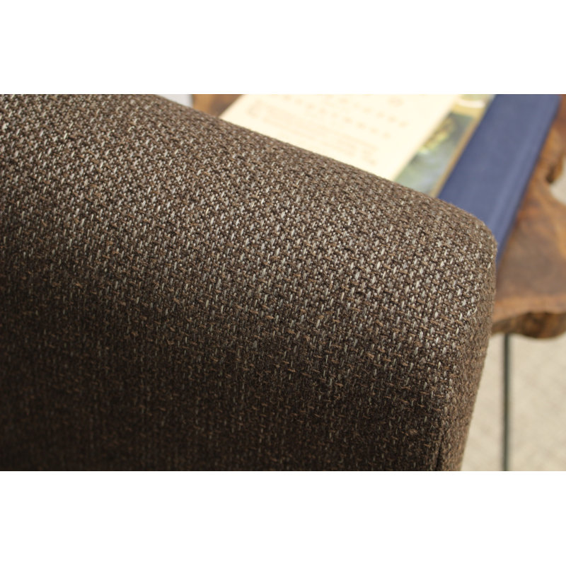 Fauteuil demi-tonneau Slavey, Brun