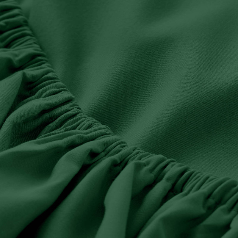 Drap-housse en microfibre, Drap-housse grand, Vert forêt