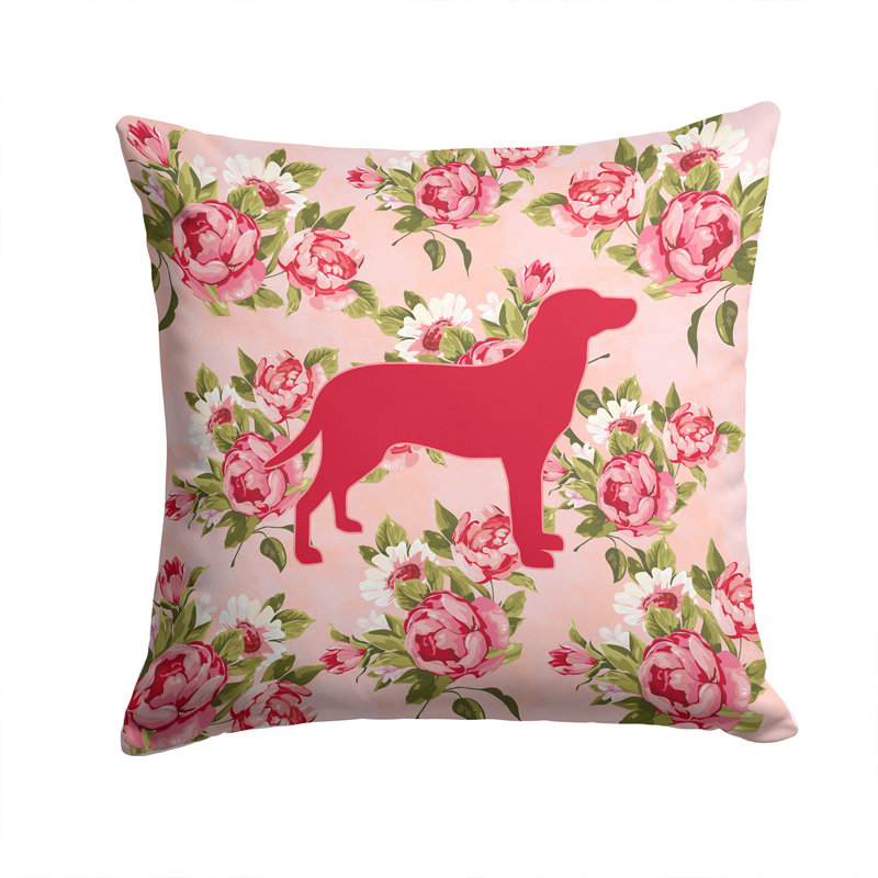  Coussin 14 "Labrador Shabby Elegance, Rose