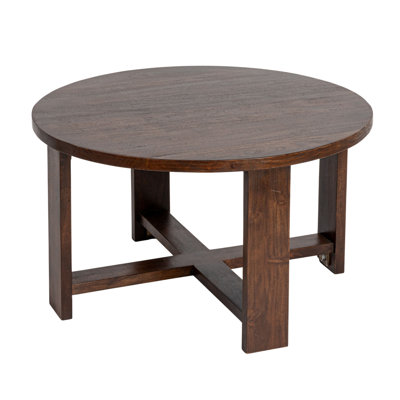 Table basse Elysa Elegant Acacia Trestle