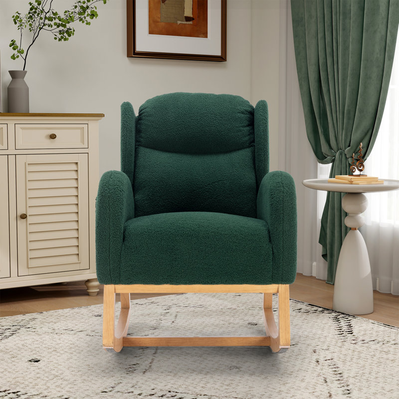 Fauteuil à bascule Teddy, Vert