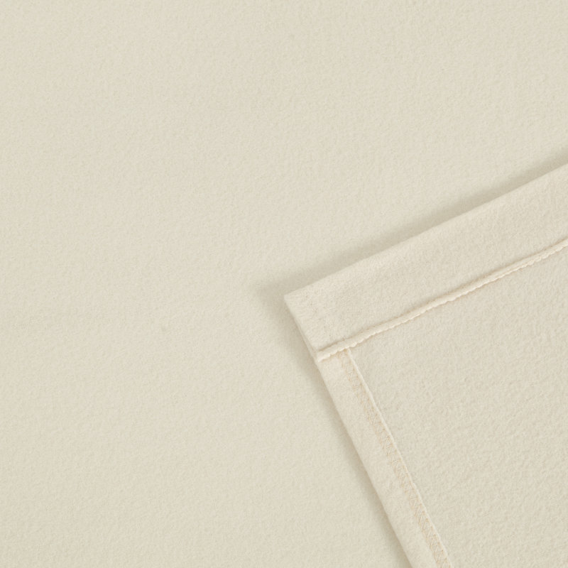 Ensemble de draps uni avoine, Ensemble de draps pour très grand lit + 1 drap + 