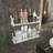 2 Piece Metal Floating Shelf-87743842