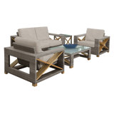 Jupiter Outdoor 4 - Piece Conversation Set