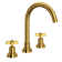 Lombardia Widespread Lavatory Faucet With C-Spout