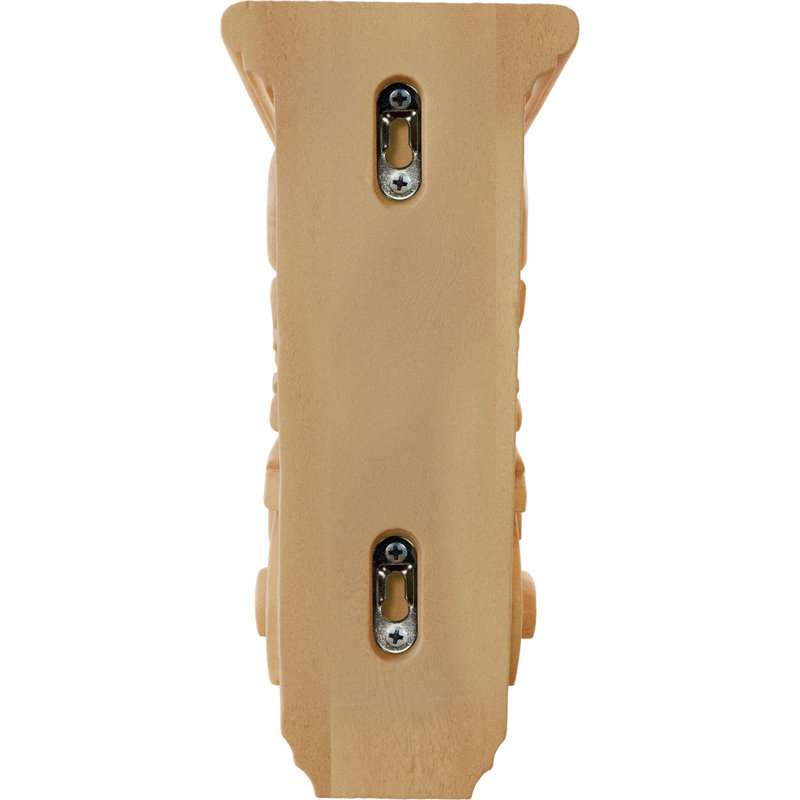 Corbeau à coquille moyen l 4 1/2 po x P 5 po x H 10 po (paquet de 2), Chêne rouge