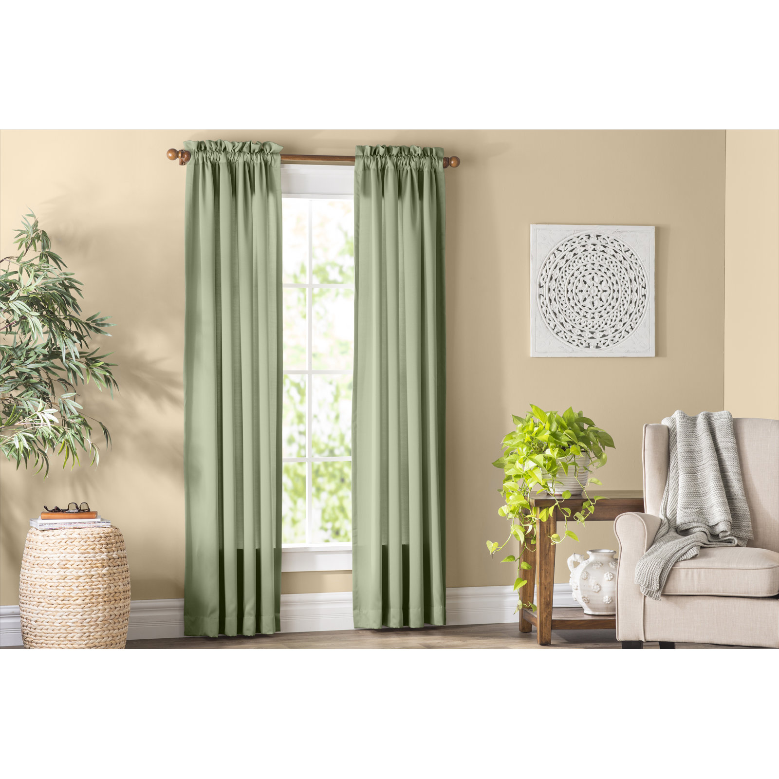 Millen Room Darkening Panel - Basics by Wayfair™, Navy Blue, 2, 54" W x 63" L