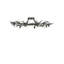 Rainforest 10 - Light Semi Flush Mount