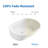 Bothwa Home 6.10"H Ceramic Countertop Rounded Rectangular Vanity Sink, Stain Resistant, Scratch Resistant, Leak Resistant, Art Basin
