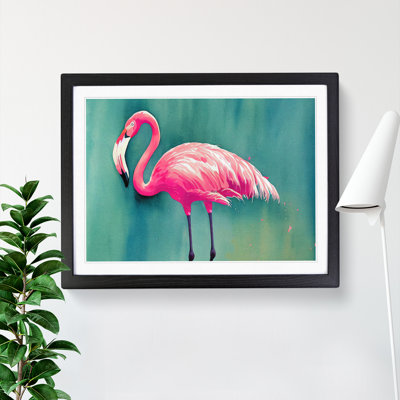 XH1022-9837X Flamingo Vol.4 1 Piece Single Picture Frame Wall Art