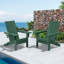 Chaise Adirondack pliante Wolak avec porte-gobelet-762678911