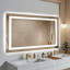 Miroir de salle de bain à DEL sans cadre 40 po x 30 po, miroir intelligent-1550910244
