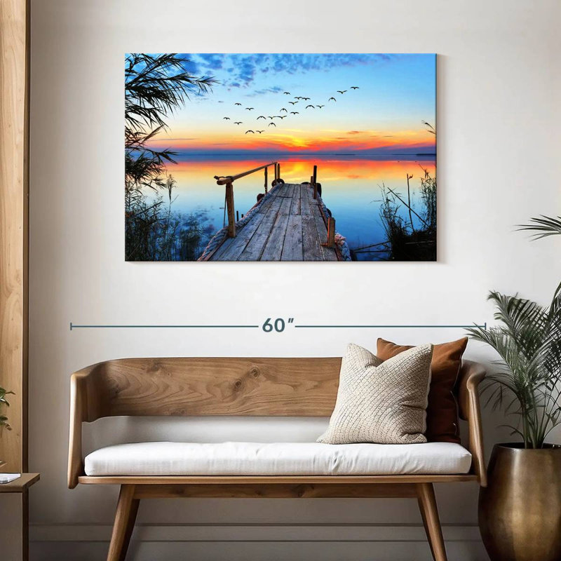 Aletra Dock Sunset, 30" H x 45" W