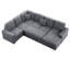 Canapé modulaire convertible 4 pièces Wilfrid-1930880047