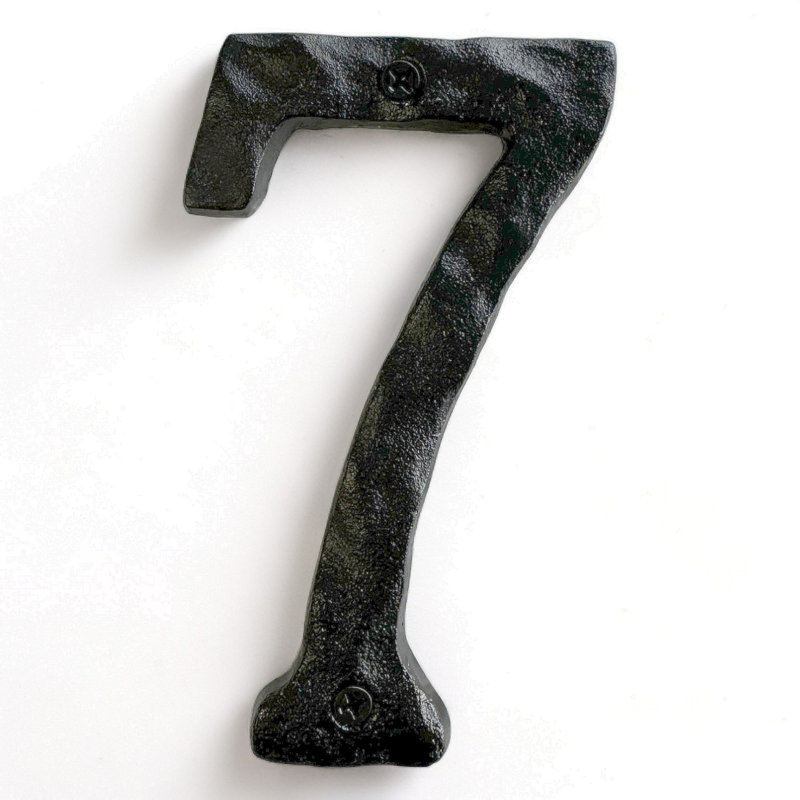 Numéro pour plaque d'adresse à fixer, 7