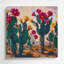 Southwestern Landscapes Prickly Pear 125 Grey Metal Wall Art-511287765