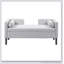 Banc décoratif rembourré