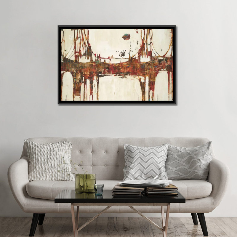 «Building Bridges», reproduction sur toile, H 18 po x l 26 po x P 1,5 po, Toile avec cadre noir