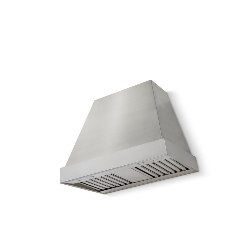 Euclid 36 X 30 Hood 600 CFM, Brushed Nickel, Stainless Steel