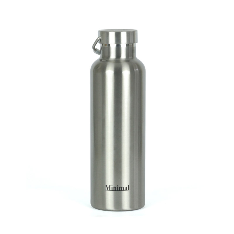 Bouteille d’eau en acier inoxydable à double paroi, Classique, 17 oz