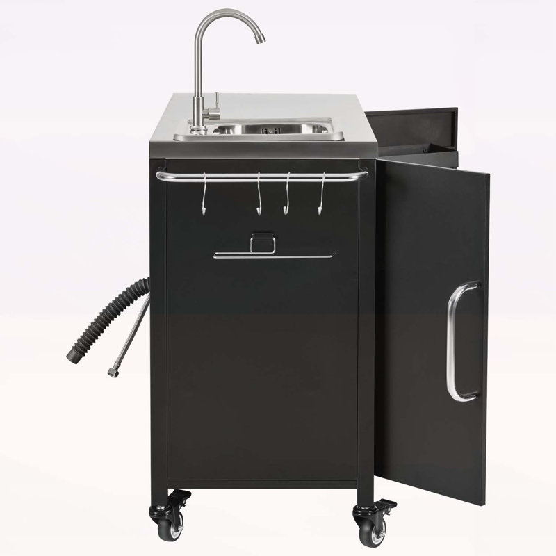 Îlot de cuisine extérieur polyvalent avec beaucoup de rangement
