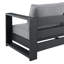 Canapé d'extérieur en aluminium 92,52 "avec repose-pieds optionnel 27,56" Hoyt-452559722-461623659-453387442