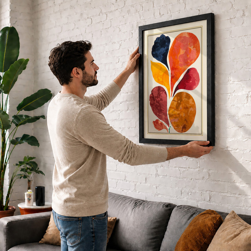 Harvest Stems Botanical - Print, Walnut, A1 - 84.1 x 59.4 cm
