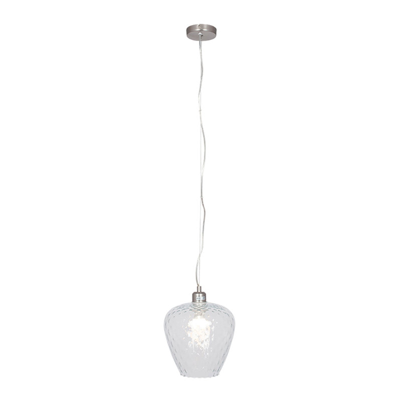 Keytesville 1 - Light Silver Jar Pendant