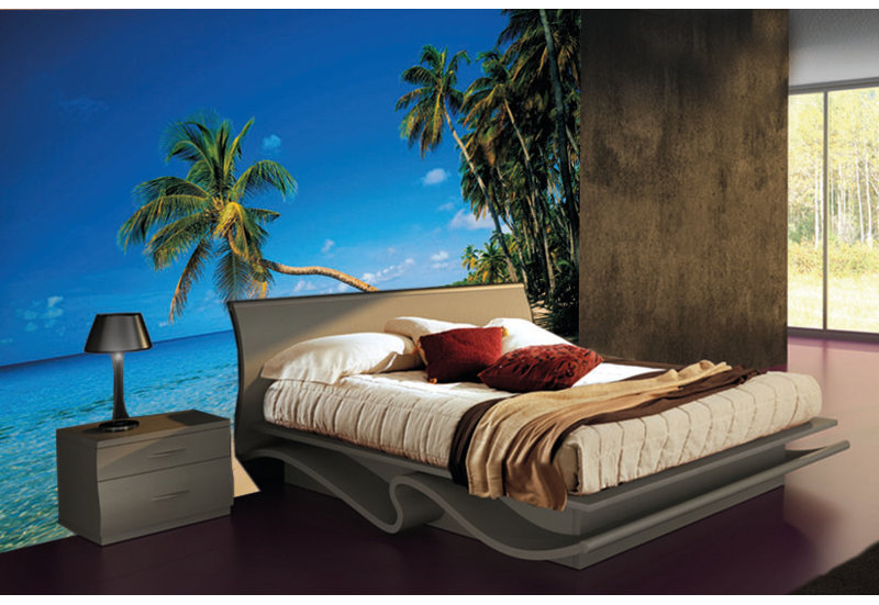 Leaning Palms 18.45m x 50cm 7 Piece Wallpaper Senna