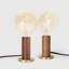 Knuckle Table Lamp in Walnut With Voronoi-I-433229730
