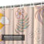 Mignon rideau de douche avec 12 crochets-1832130331