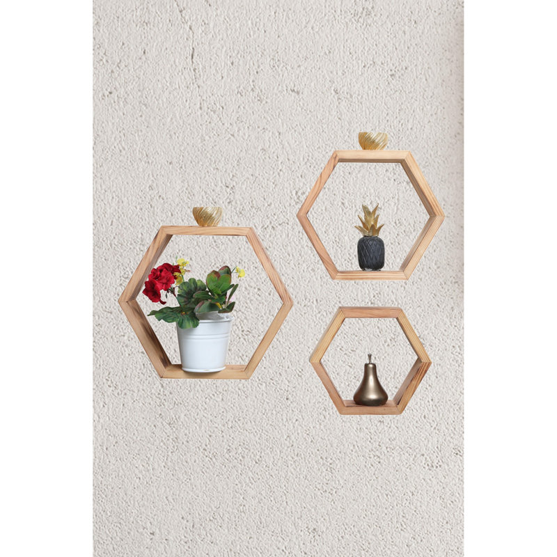 Tablette décorative Kjersten, Chêne