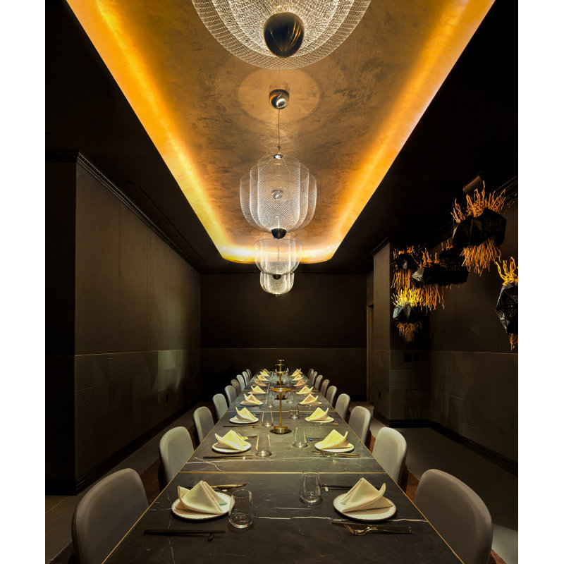 Meshmatics 1 - Light LED Chandelier, Small
