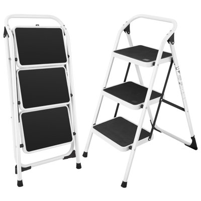 Hublersburg 3 - Step Aluminium Lightweight Folding Step Ladder