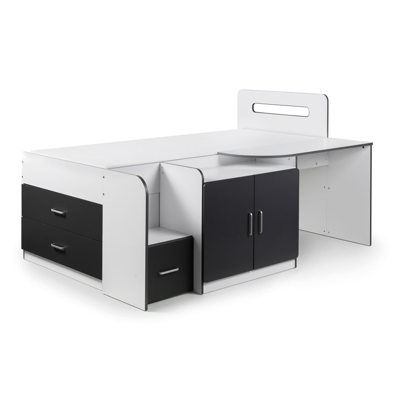 Cambell Standard with Storage Included, Black/White