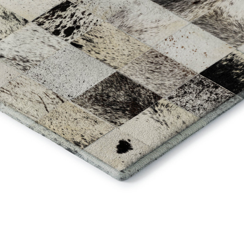 Tapis rond lavable à la machine de qualité supérieure 8 pi x 8 pi Alliah AMF105, Rectangle de 10 pi x 14 pi