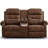 Manual Reclining Loveseat With Storage Console And Cup Holders-1935698362