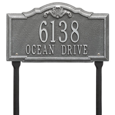 Gatewood Personalized Standard 2-Line Lawn Address Sign