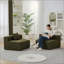 Canapé modulaire courbé Chenille-384162960