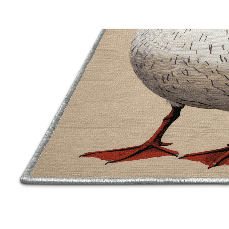  Tapis lavable à tête noire, Rond 4 pi