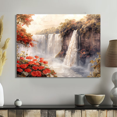 Chutes d'Iguazu dans la jungle de l'Argentine II - impression d'art mural jungle