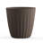 Crescent Garden Pleat Modern Round Pot Planter-606018354-606018351