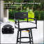Chaises de bar modernes pivotantes 2 pièces pour l'extérieur - structure en aluminium, pivotant à 360 °, conception ergonomique, coussin Sunbrella, résistant aux intempéries et durable