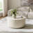 Brion Round Indoor - Outdoor Patio Concrete Coffee Table-105770571